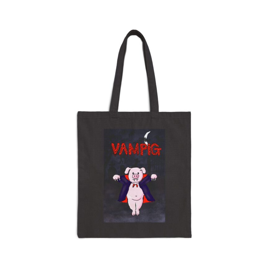 Vampire Pig Tote Bag