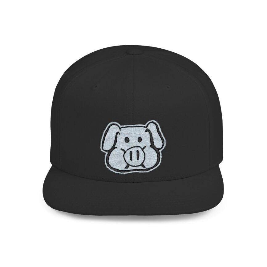 Pig Embroidery Hat
