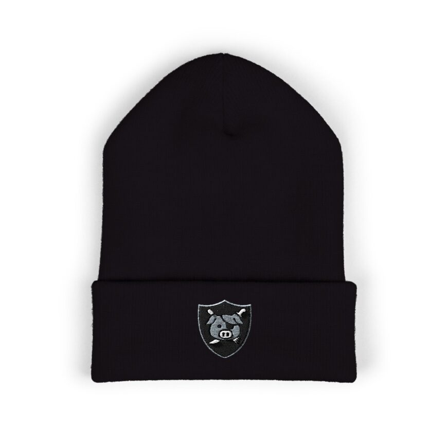 Pig Classic Cuffed Beanie Embroidery