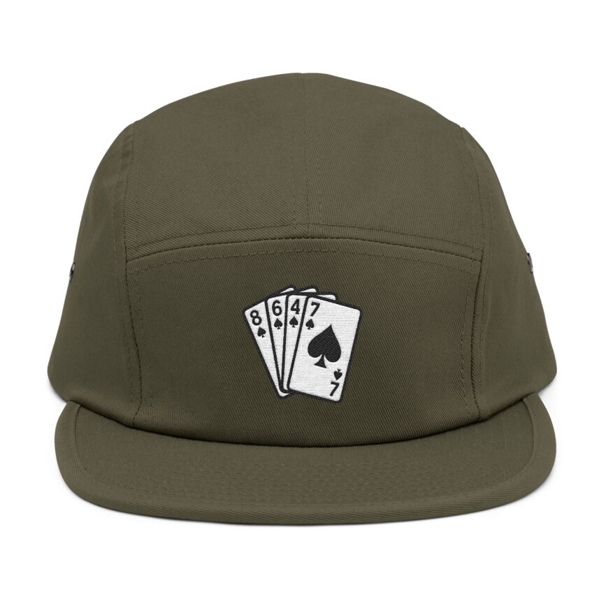 8647 Cards 5 Panel Hat