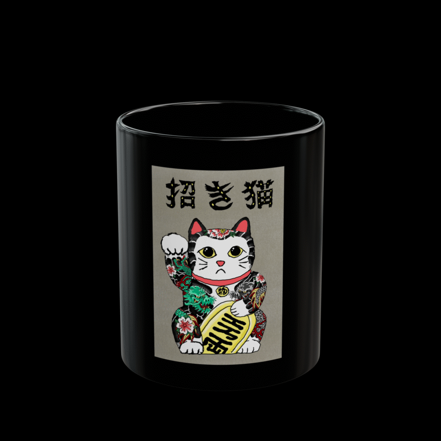 Yakuza Maneki Neko Mug