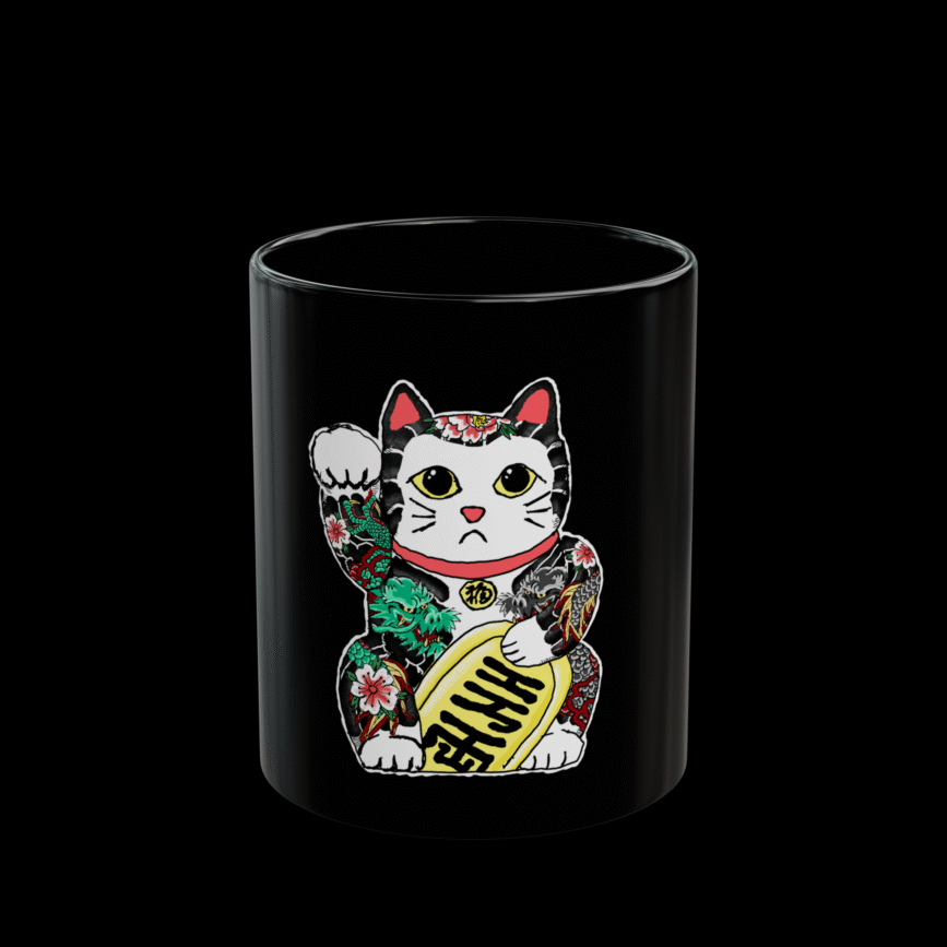 Yakuza Maneki Neko Mug #2