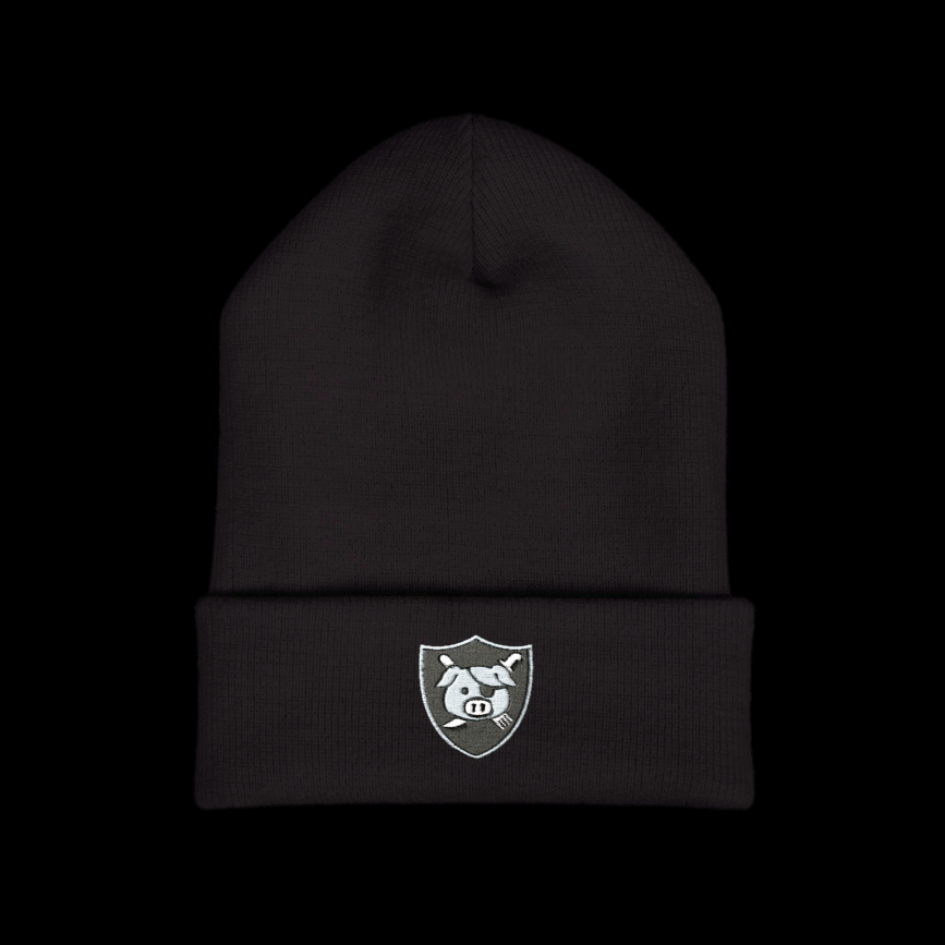 Pig Classic Cuffed Beanie Embroidery