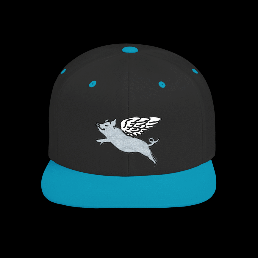 Flying Pig Snapback Hat