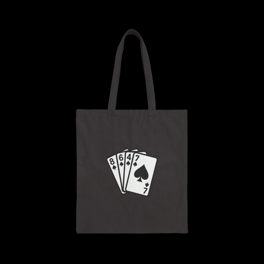 8647 Cards Tote Bag