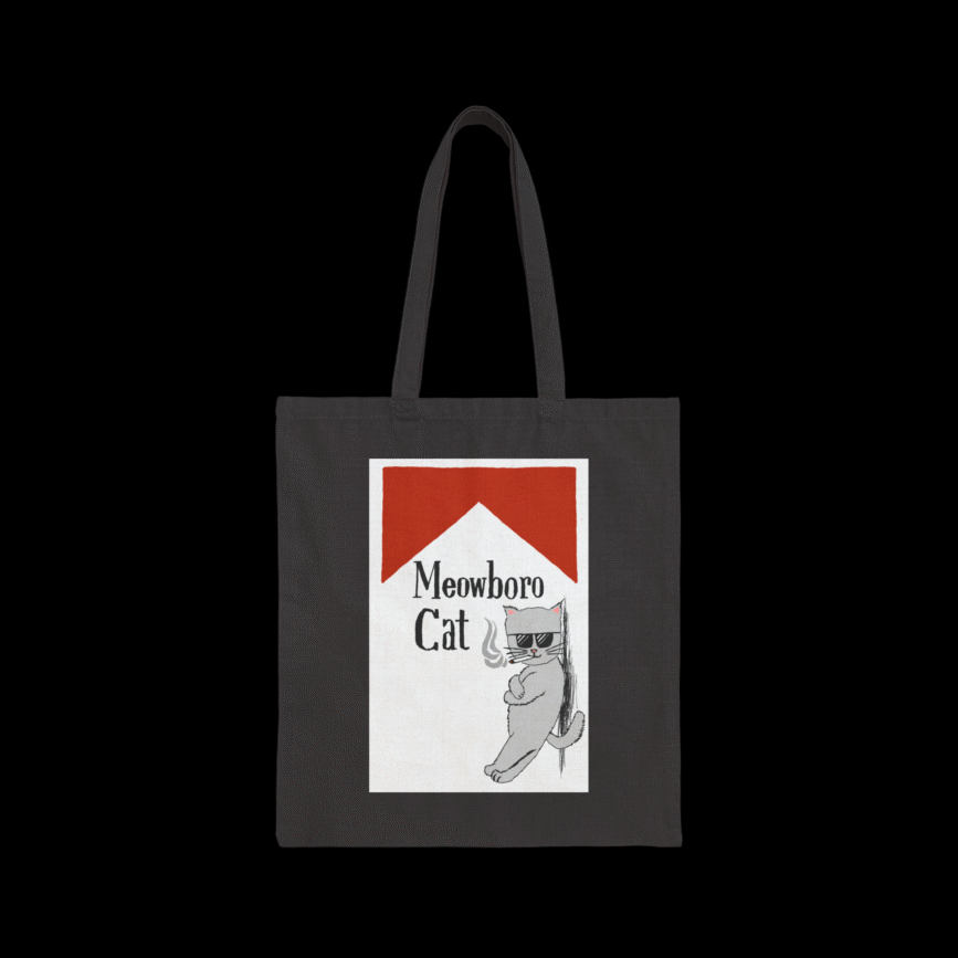 Meowboro Cat Tote Bag