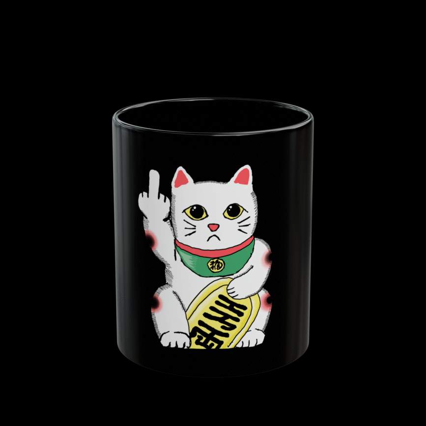 Maneki Neko FU Mug