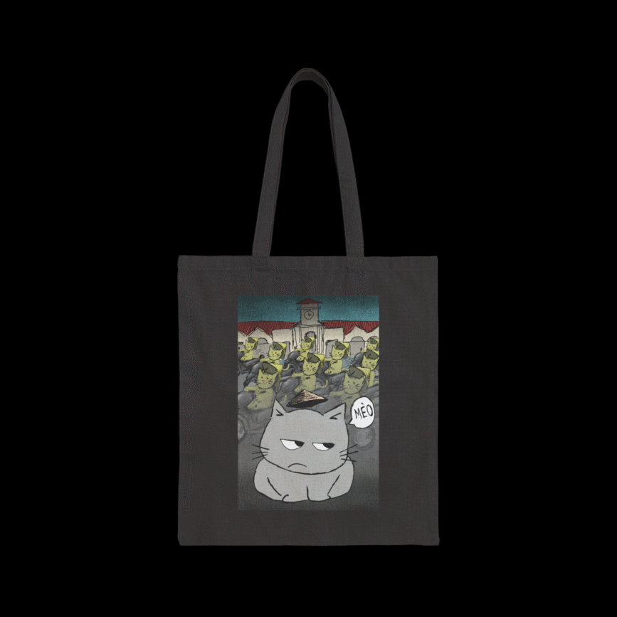 Ben Thanh Saigon Cat Tote Bag
