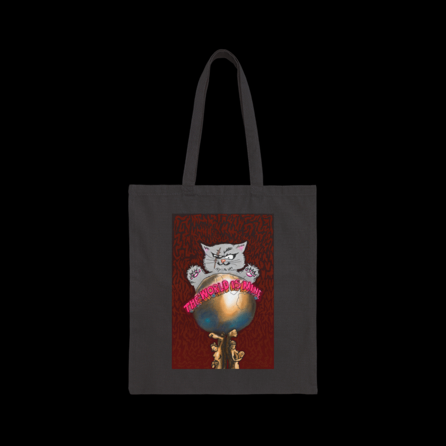 World is Mine Cat Tote