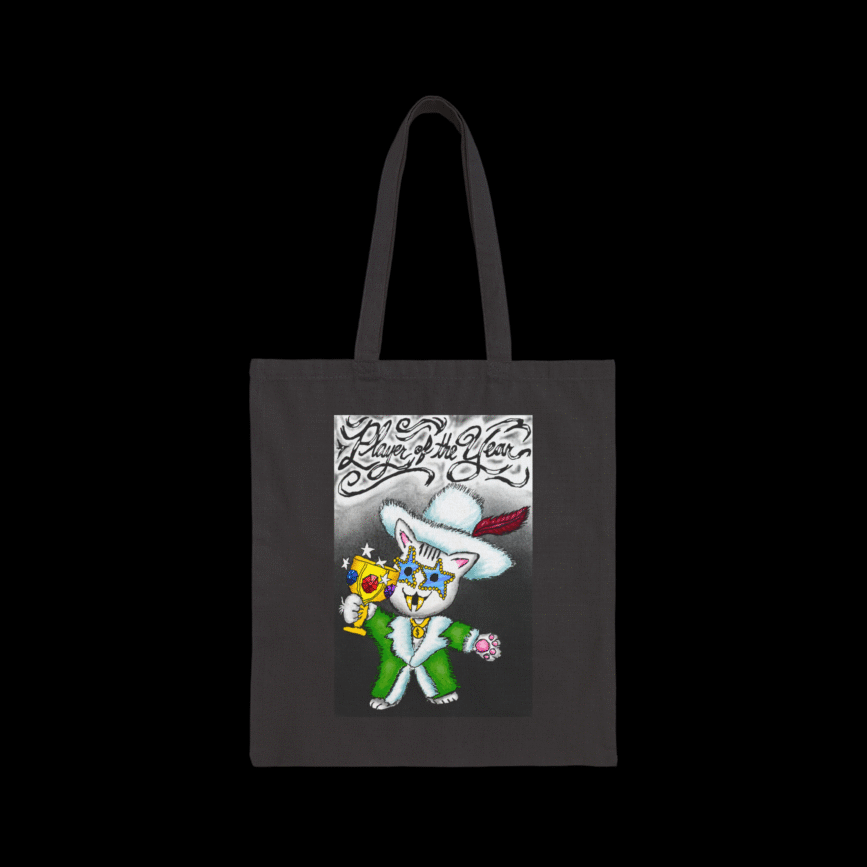 Goofy Cat Tote Bag