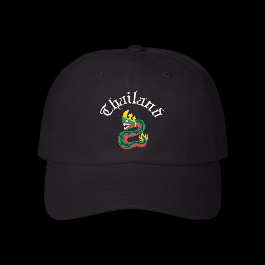 Thai Nagas Embroidered Dad Hat