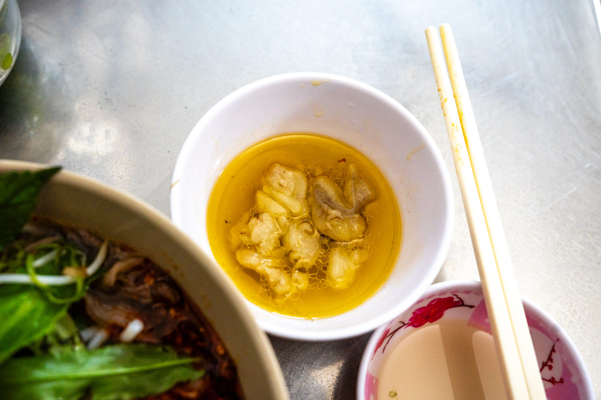 Bún Bò Huế Mỡ Nổi Cô Như - pork fat